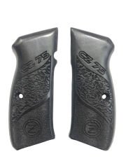 CZ75 Uyumlu Lazer Kesim Siyah Ahşap Kabze Mod4