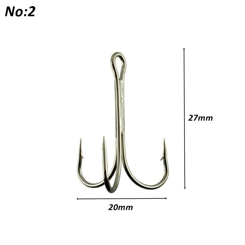 Powerex 8236 Shiny Nickel Parlak Krom Paslanmaz 2 no. Üçlü İğne 100 lü kutu