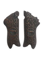 Luger P08 Uyumlu Makaralı Parabellum Lazer Kesim Ahşap Kabze Mod1
