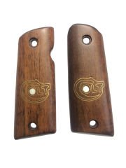 Colt 1911 Uyumlu Geniş Açılı Lazer Kesim Ahşap Kabze Mod8