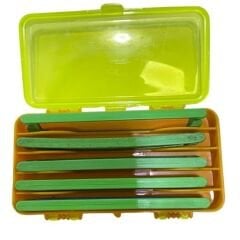 Powerex Çift Taraflı 4 Bölmeli +5 Rig Sarım Aparatlı Organizer Balıkçı Kutusu