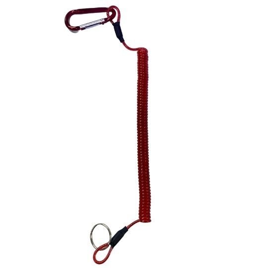 Powerex Çelik Tel Takviyeli Spiral Karabinalı Holder Takım Askı Aparatı