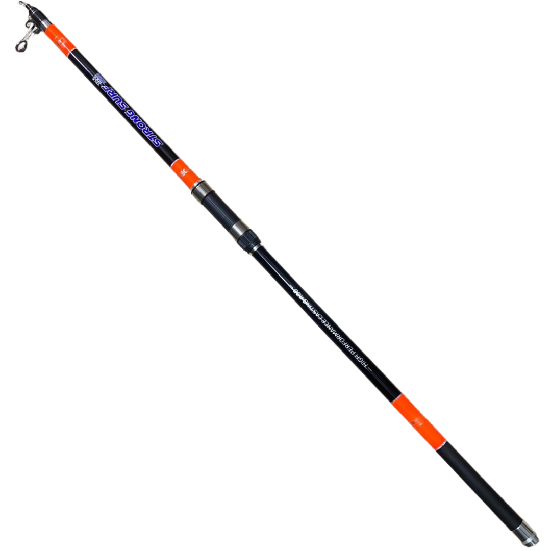 Vega Strong Surf 420cm 220gr. Atarlı Teleskopik Surf Karbon Olta Kamışı