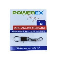 Powerex HS9001 4 No. Paketli Klipsli Fırdöndü 10lu Paket