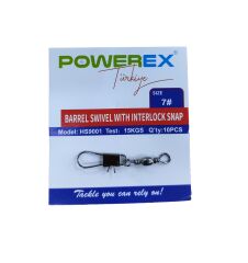 Powerex HS9001 7 No. Paketli Klipsli Fırdöndü 10lu Paket