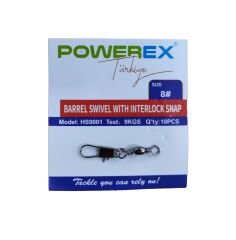 Powerex HS9001 8 No. Paketli Klipsli Fırdöndü 10lu Paket
