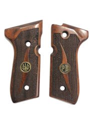 Beretta F92 Yavuz 16 Uyumlu Metal Lazer Kesim Açık Ahşap Kabze