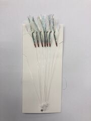 Powerex Yeşil Beyaz Simli Tüy Dark Blue İğne Palamut Çinekop Çapari Takımı 7 İğneli