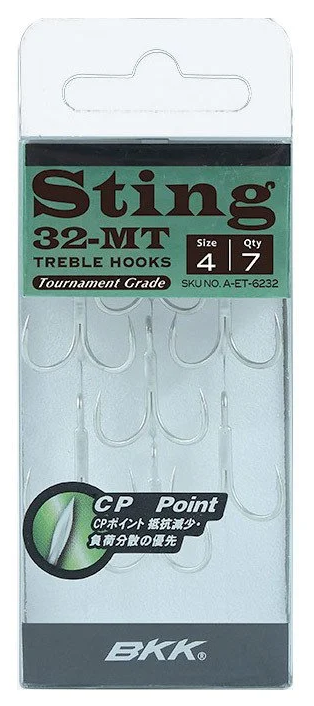 BKK Sting 32-MT 4 Numara Üçlü İğne 7 li Paket