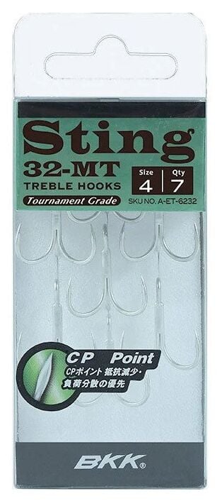 BKK Sting 32-MT 6 Numara Üçlü İğne 7 li Paket