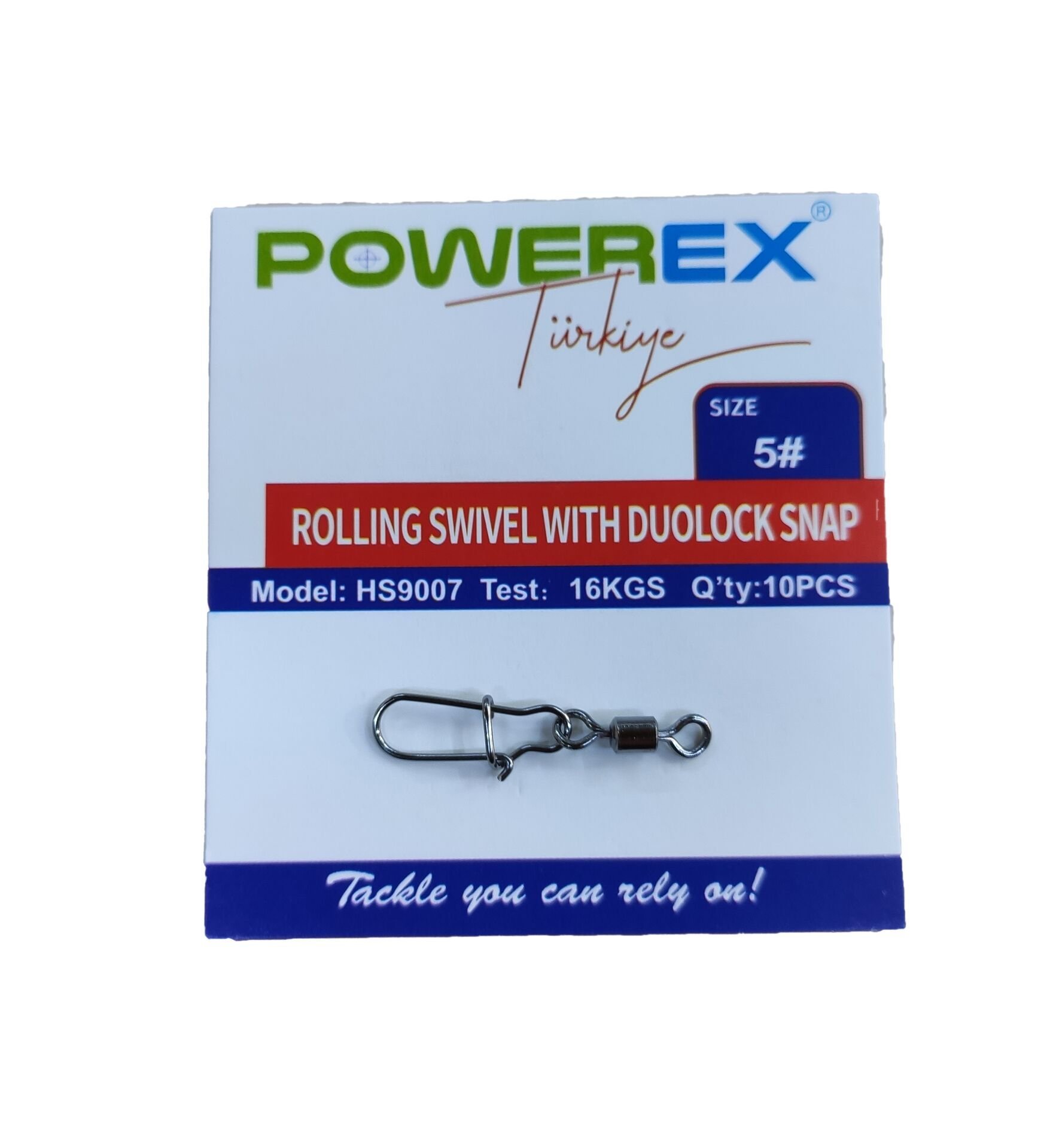 Powerex HS9007 5 No. Kilitli Klipsli Fırdöndü 10lu Paket