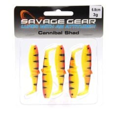 Savage Gear Cannibal 6.8 cm 3 gr 5 Adet Suni Yem Golden Ambulance