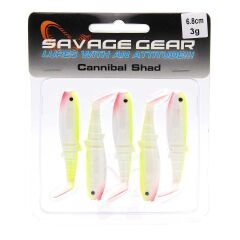 Savage Gear Cannibal 6.8 cm 3 gr 5 Adet Suni Yem Clown