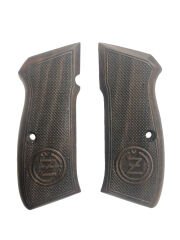 CZ75 Uyumlu Sade Model Lazer Kesim Ahşap Kabze