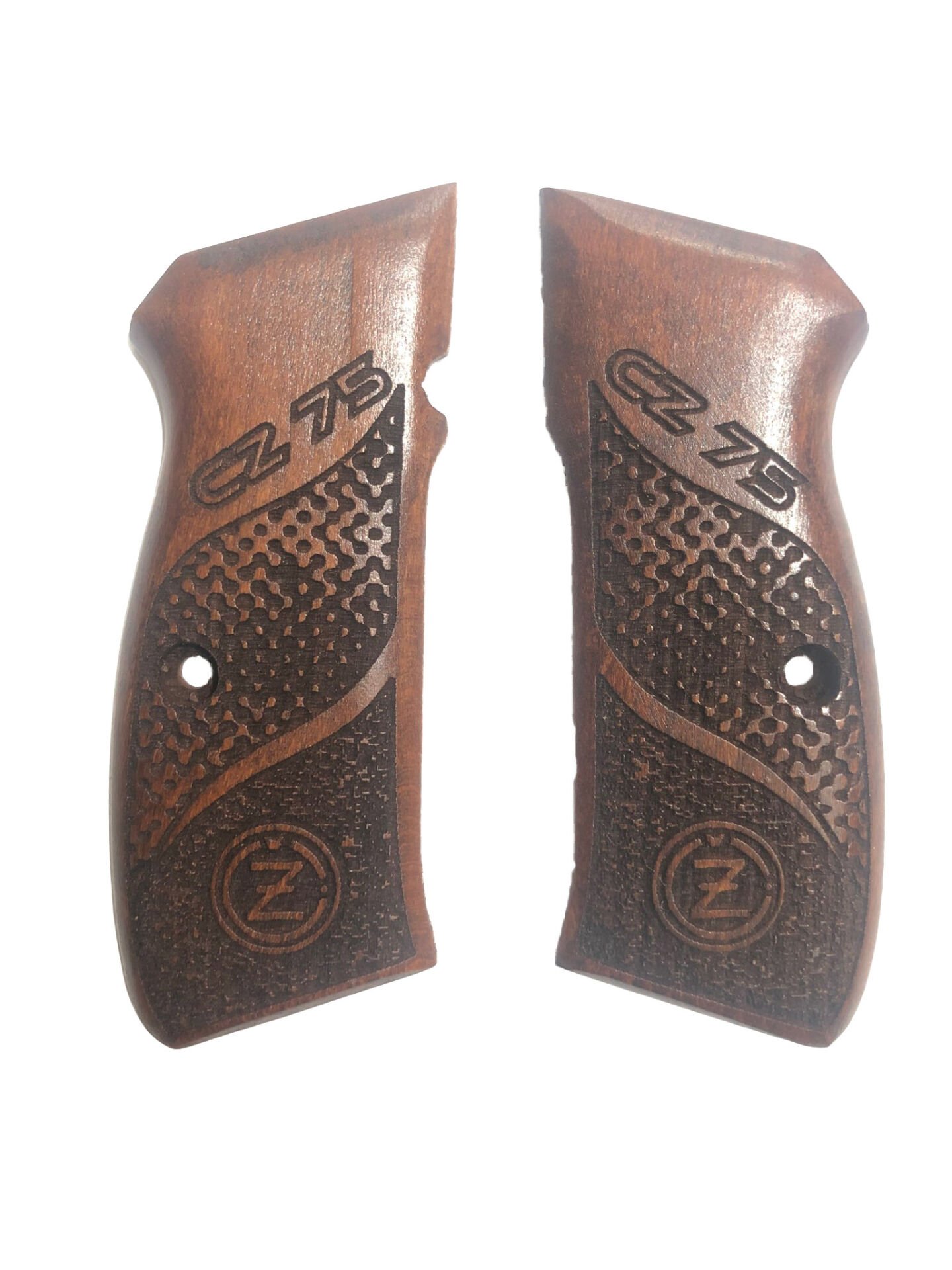 CZ75 Uyumlu Lazer Kesim Ahşap Kabze