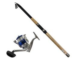 Powerex Sea Otter 3m 150-200gr. Kamış  - Carrera 4000 Mavi Kamış Makine Olta Seti
