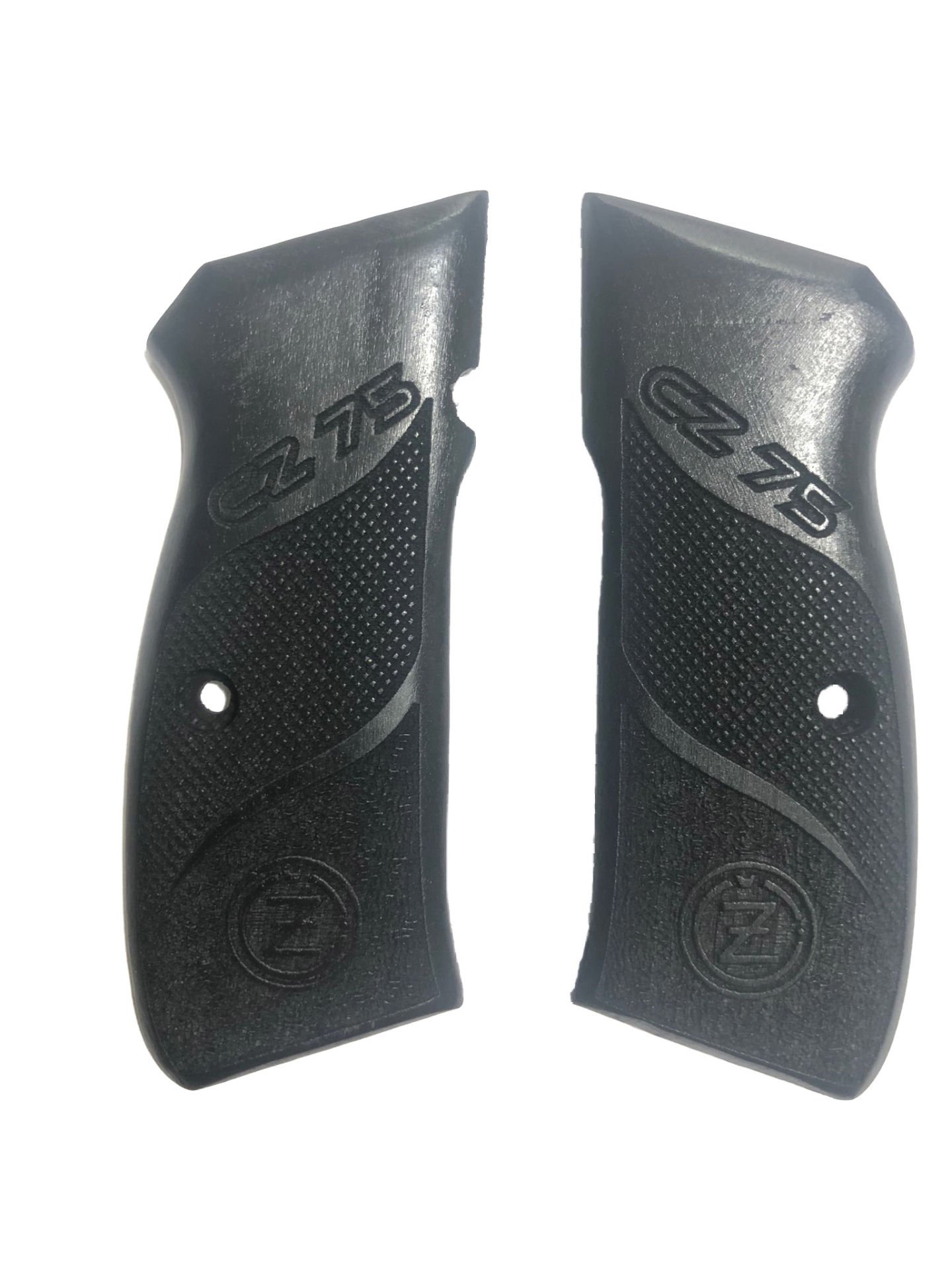 CZ75 Uyumlu Lazer Kesim Siyah Ahşap Kabze