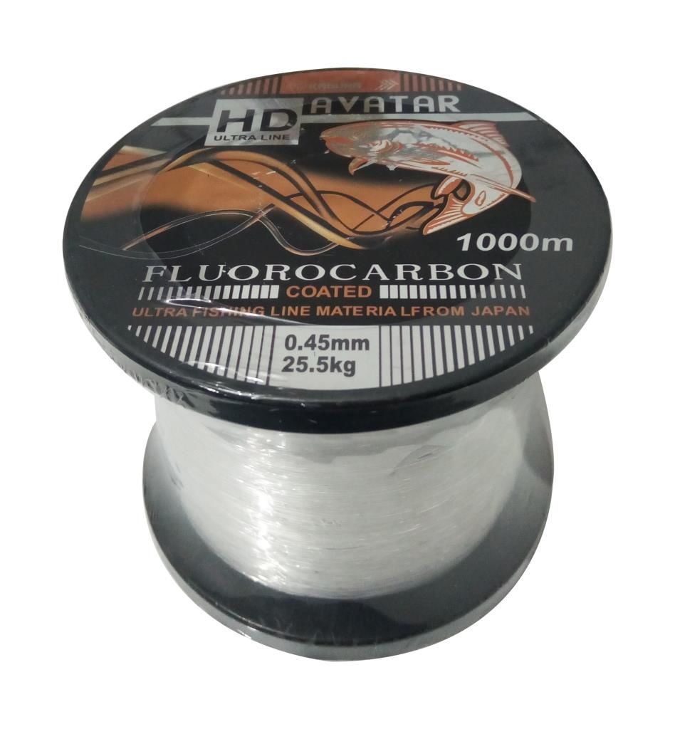 Kabura Hd Avatar 0,24 mm. 9,2kg. Florokarbon 1000mt Misina