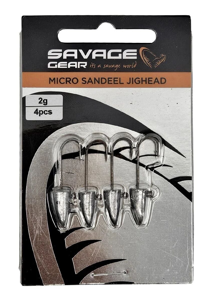 Savage Gear LRF Micro Sandeel Jighead 4 Adet #8 1,5gr