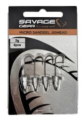 Savage Gear LRF Micro Sandeel Jighead 4 Adet #8 1,5gr