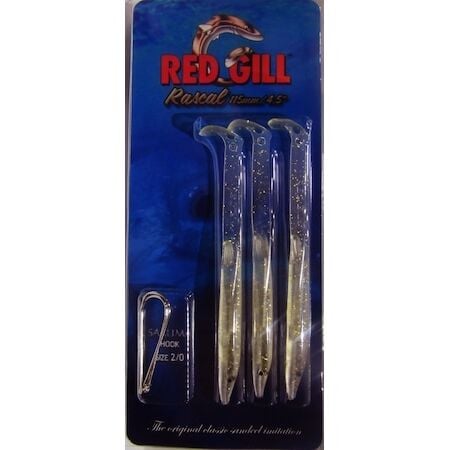 Red Gill Rascal 115mm Gold Fleck Silikon Yem