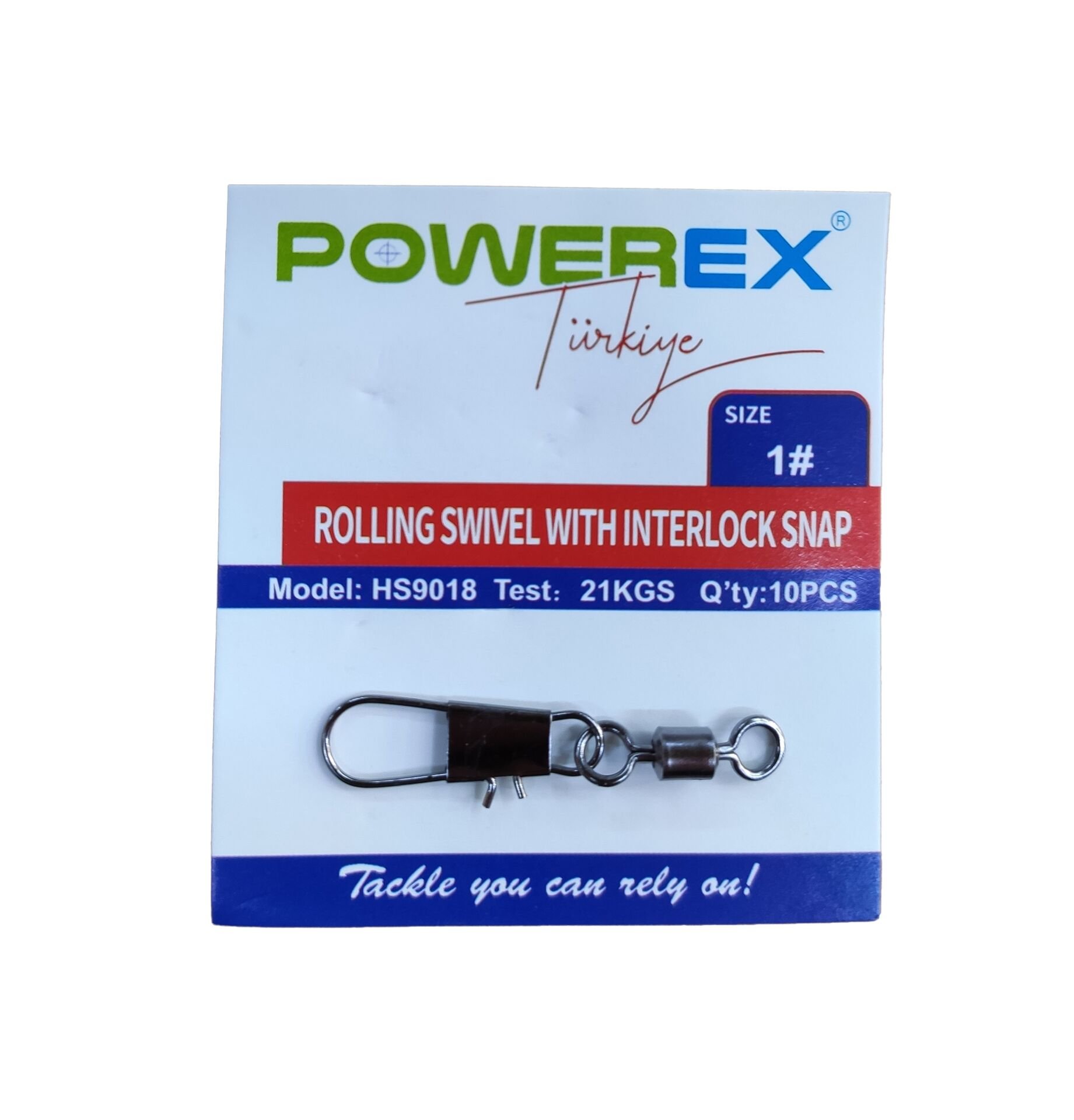 Powerex HS9018 1 No. Klipsli Bilyeli Fırdöndü 10lu Paket