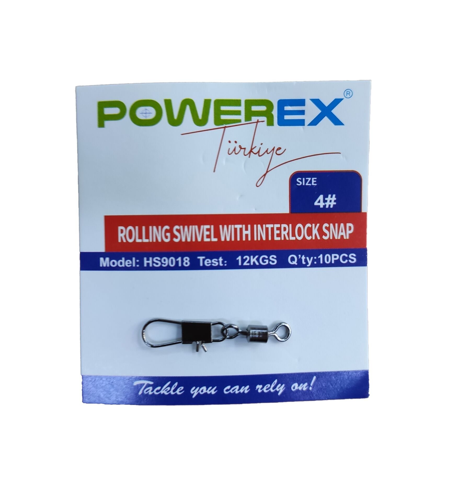 Powerex HS9018 4 No. Klipsli Bilyeli Fırdöndü 10lu Paket