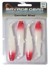 Savage Gear Cannibal 10 cm 9 gr 4 Adet Suni Yem Red Head