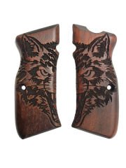 Sarsılmaz Mega Kılınç Uyumlu Kaplan Model Lazer Kesim Ahşap Kabze