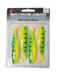 Savage Gear Cannibal 10 cm 9 gr 4 Adet Suni Yem Fire Tiger