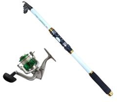 Powerex Carrera 3,6m. 75-150gr Kamış  - Carrera 6000 Kırmızı Kamış Makine Olta Seti
