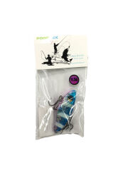 Powerex 3D Vib Blade 4.3 cm 8gr Blue Pink Zebra Suni Yem C1
