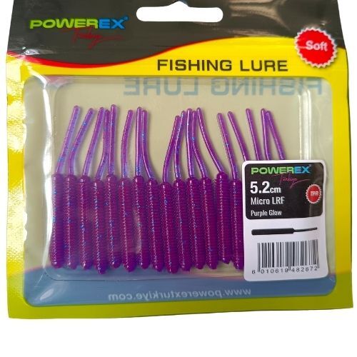 Powerex Karides Kokulu Micro Lrf 5,2cm Purple Glow LRF Silikonu