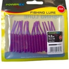Powerex Karides Kokulu Micro Lrf 5,2cm Purple Glow LRF Silikonu