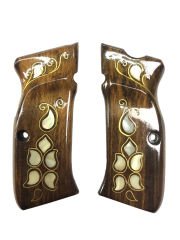 Sarsılmaz Mega - Kılınç Uyumlu Koyu Kahverengi Ahşap Kabze