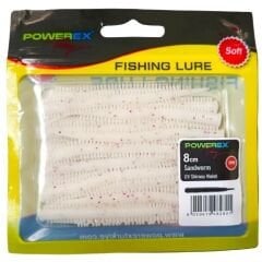 Powerex Karides Kokulu Sandworm 8cm UV Shirasu Violet LRF Silikonu