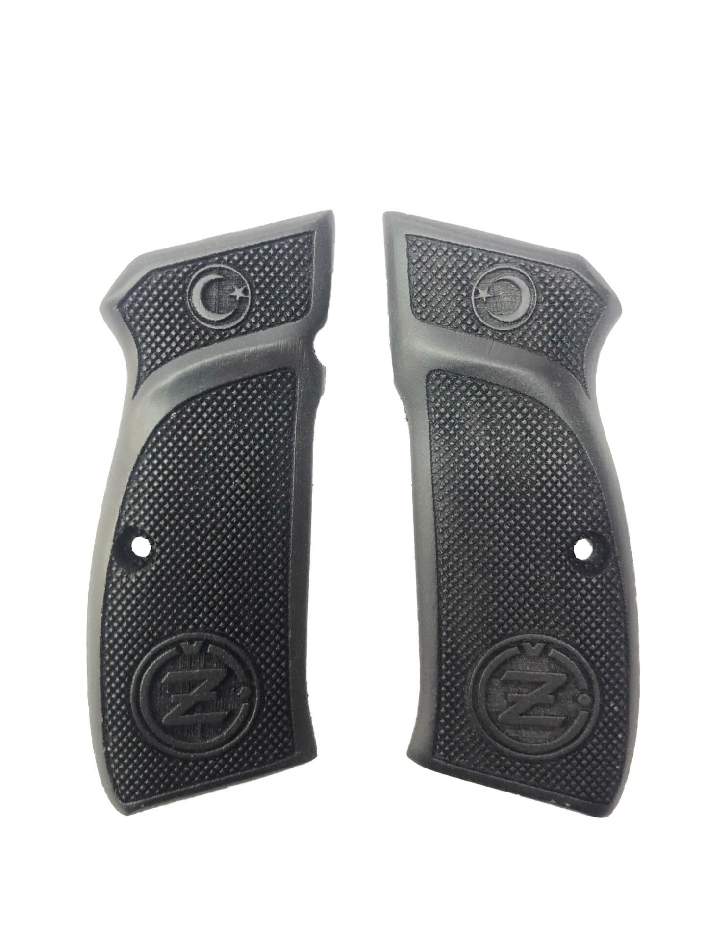 CZ75 Uyumlu Ayyıldız Siyah Lazer Kesim Ahşap Kabze