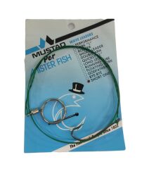 Mustad Short One 4/0 no.iğne, 45Lbs. Lider Takımı
