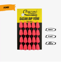 Renatcarp Pembe Kulplu Silikon Mısır Sazan Dip Yemi – Kokulu
