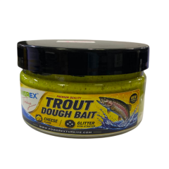 Powerex Dough Bait Peynir Aromalı Sarı Simli Alabalık ve Sazan Hamuru Sarı 100gr.