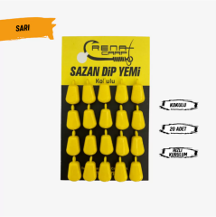 Renatcarp Sarı Kulplu Silikon Mısır Sazan Dip Yemi – Kokulu