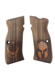 Sarsılmaz Mega - Kılınç Uyumlu Miğfer Ayyıldız Model Lazer Kesim Ahşap Kabze