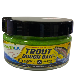 Powerex Dough Bait Peynir Aromalı Yeşil Simli Alabalık ve Sazan Hamuru Yeşil 100gr.