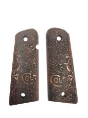 Colt 1911 Özel Lazer Kesim Colt Logo Ahşap Kabze