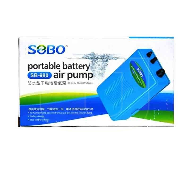 Sobo SB 980 Bataryalı Akvaryum Hava Motoru