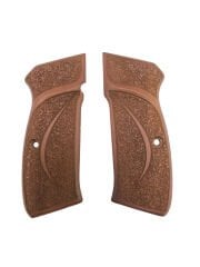 CZ 75 Uyumlu Lazer Kesim Sade Ahşap Kabze