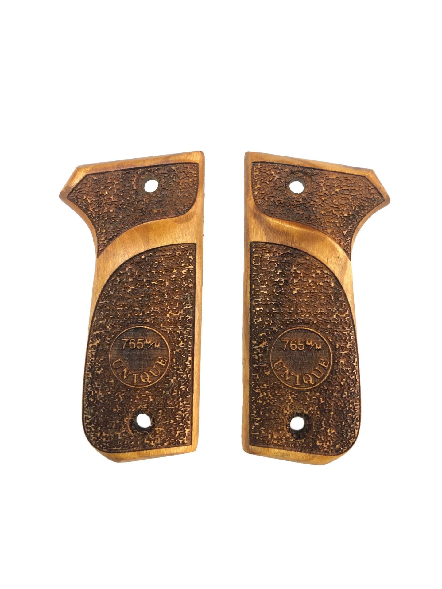 Fransız Onlusu Uyumlu Kapalı Lazer Kesim Unique Yazılı Ahşap Kabze