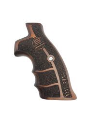 Sarsılmaz SR-38 Uyumlu Lazer Kesim Koyu Ahşap Kabze