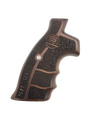 Sarsılmaz SR-38 Uyumlu Lazer Kesim Koyu Ahşap Kabze