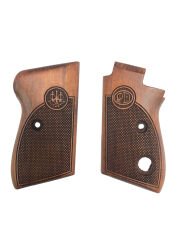 Tek Düğmeli Beretta Uyumlu Lazer Kesim Ahşap Kabze